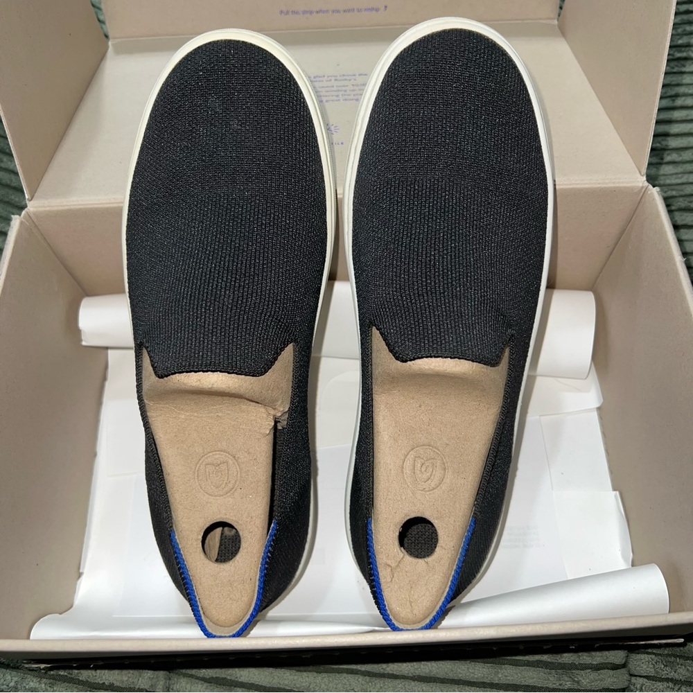 Rothy’s the original slip on sneaker in black